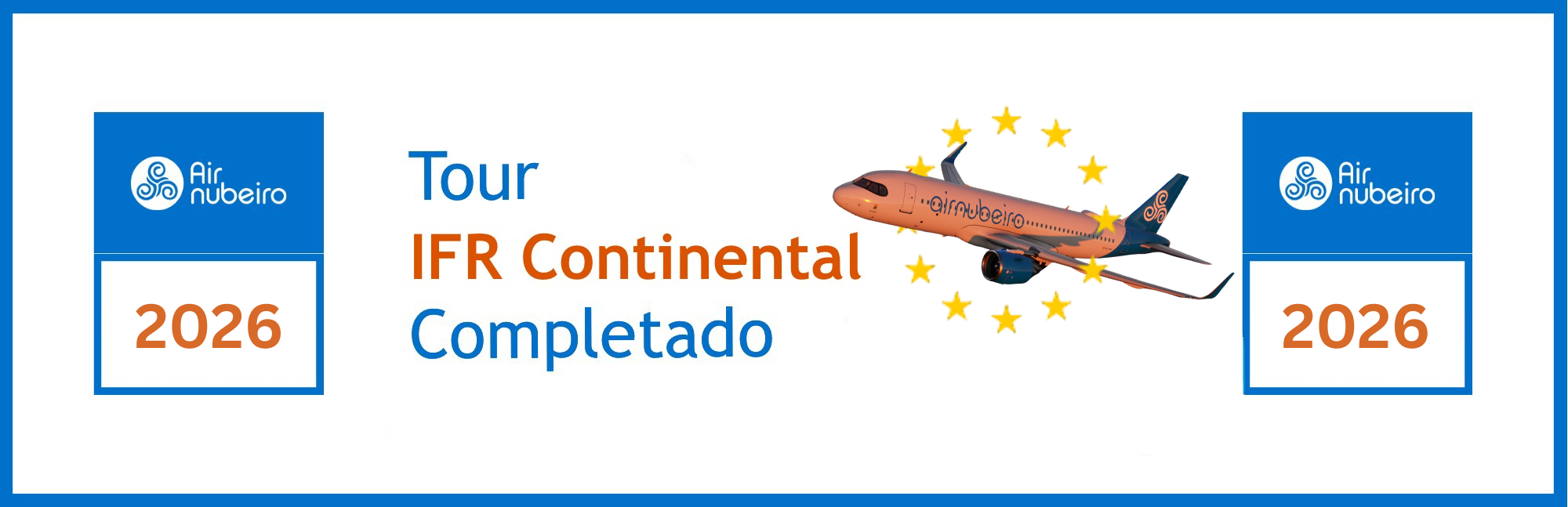 Medalla otorgada al completar el tour IFR Continental 2025